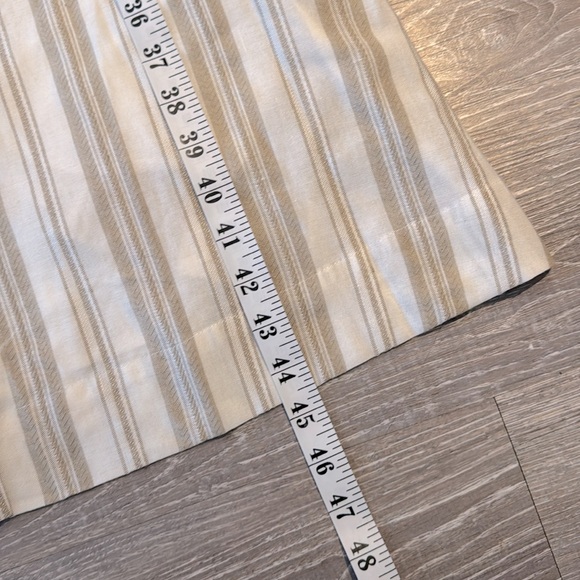 BNWT Lulus Mediterranean Moves White Striped Flutter Sleeve Midi Dress - Picture 14 of 14